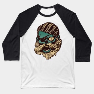 Pirate Zombie Baseball T-Shirt